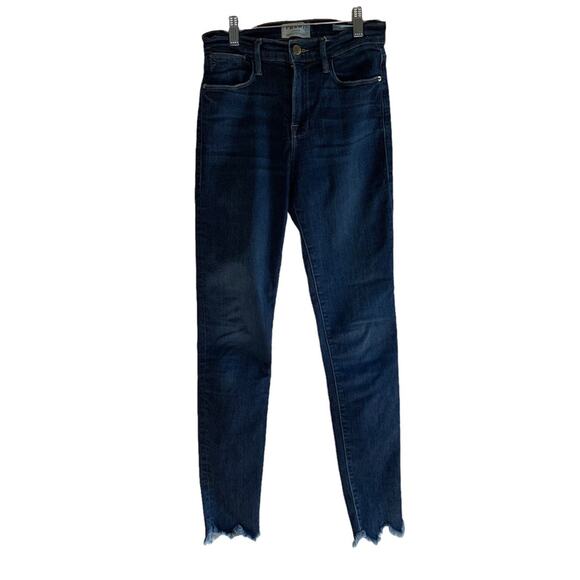Frame Denim Le High High Waisted Skinny In Montclair Wash Size 26 - Picture 2 of 11